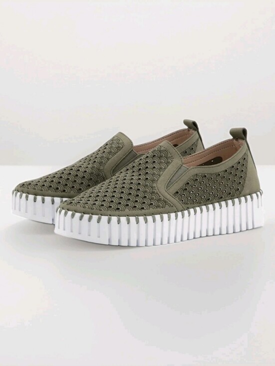 Ilse Jacobsen Shoes - ILSE JACOBSEN HORNBÆK Women's Tulip Army Slip-on Shoe Size 13